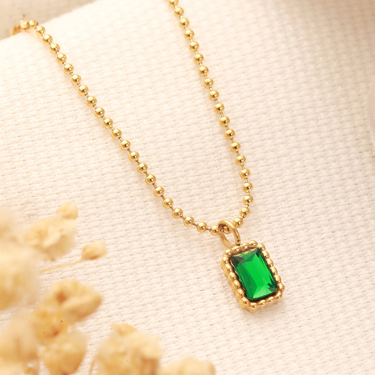 Vintage Emerald Pendant