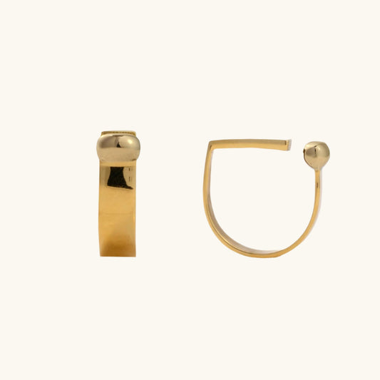 Brillo Cuff Ring - 18K Gold Plated