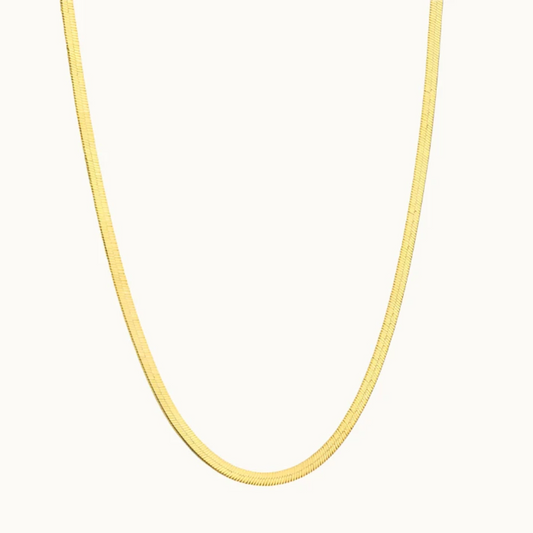 Buy Herringbone Chain - 18K Gold Plated online jewellery