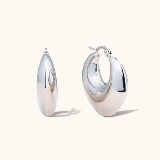 Buy Show Stopper Hoops Earrings - 18K Gold Plated online jewellery