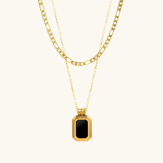 Buy Black Onyx Multilayer Necklace online jewellery