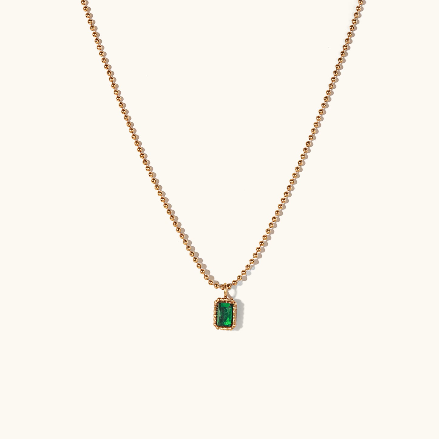 Vintage Emerald Pendant