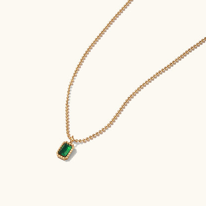 Vintage Emerald Pendant